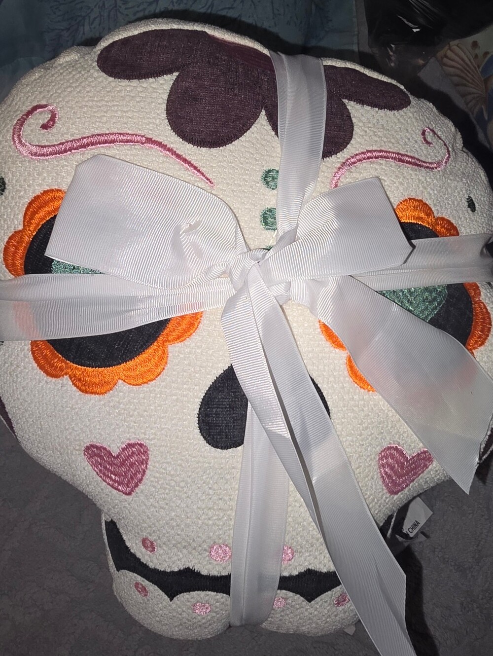 3 Pc  pillows sugar skulls Decorative Pillow